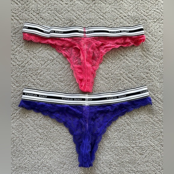 NWOT Victoria’s Secret Thongs - Picture 2 of 2